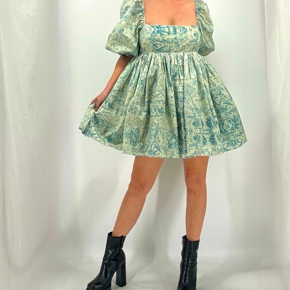 Selkie Renaissance Coquette Girl The Porcelain Romantics French Toile Puff Dress